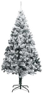 VidaXL Umjetno božićno drvce sa snijegom zeleno 400 cm PVC