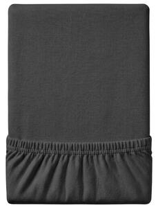 Jersey plahta EXCLUSIVE tamno siva 160 x 200 cm