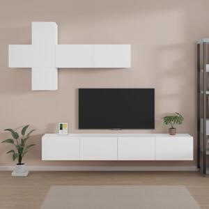 VidaXL 7-dijelni set TV ormarića bijeli od konstruiranog drva