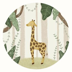 Ilustracija Giraffe in the jungle, Anna Lunak, (30 x 40 cm)