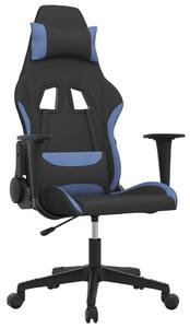 VidaXL Igraća stolica crno-plava od tkanina