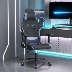 VidaXL Igraća stolica crno-plava od tkanina