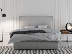 Zondo Bračni krevet Boxspring 160 cm Carla (svijetlo siva)(s prostorom za odlaganje). 1044190