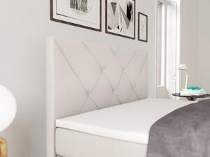 Zondo Bračni krevet Boxspring 140 cm Darro (bijela) (s prostorom za odlaganje). 1044210