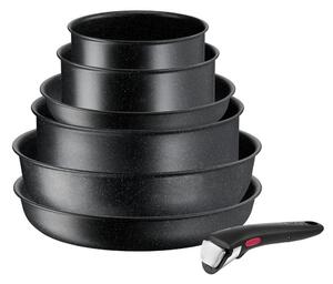 Aluminijski set lonaca 7 kom INGENIO Black stone L3998702 – Tefal