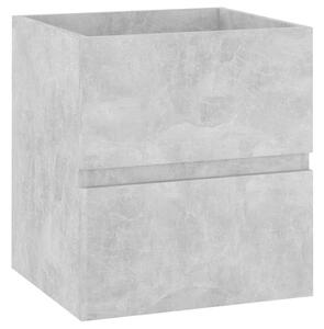 VidaXL Ormarić za umivaonik siva boja betona 41 x 38,5 x 45 cm iverica