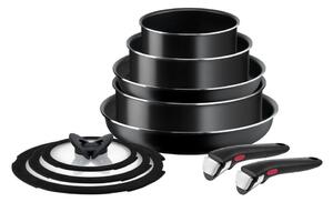 Aluminijski set lonaca 10 kom INGENIO EASY COOK & CLEAN BLAC L1549042 – Tefal