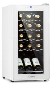 Klarstein Shiraz 15 Slim Uno, hladnjak za vino, 44 L, touch screen, 135 W, 5 – 18 °C, crna