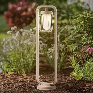 Lucande Chandan svjetlo za stazu, 90 cm, bež, metal, IP54