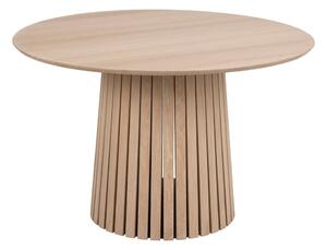 Blagovaonski stol s furnirom svijetlog hrasta Actona Christo, ø 75 cm