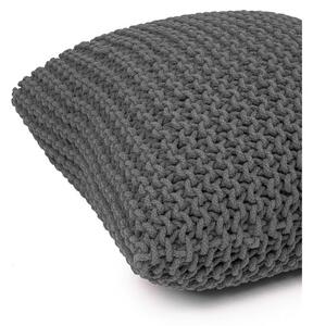 Sivi puf/jastuk za sjedenje Bonami Essentials Knit