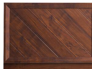 Zondo Bračni krevet 180 cm MILLET (s podnicom) (tamno drvo). 1007370