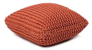 Cigla-crveni puf/jastuk za sjedenje Bonami Essentials Knit
