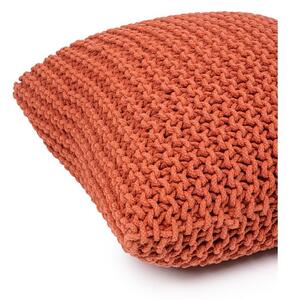 Cigla-crveni puf/jastuk za sjedenje Bonami Essentials Knit
