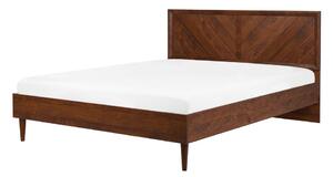 Zondo Bračni krevet 180 cm MILLET (s podnicom) (tamno drvo). 1007370
