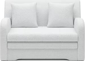 Razvlačiva dvosjedna sofa ARIO ROYAL, bijela