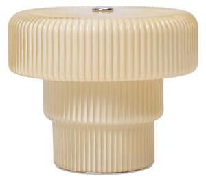 Stolne Lampa ferm LIVING, Ripple, prigušiv, Bež, Dnevna soba, Staklo