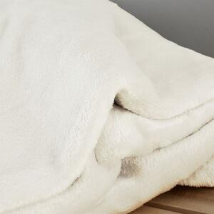 Krem prekrivač od mikropliša za bračni krevet 245x280 cm Raschel – Catherine Lansfield
