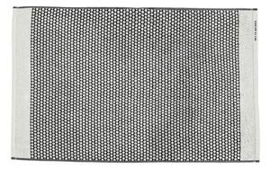 Crno-bijela tekstilna kupaonska prostirka 50x80 cm Grid – Mette Ditmer Denmark