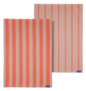 Pamučna kuhinjska krpa 2 kom 50x70 cm Stripes – Mette Ditmer Denmark