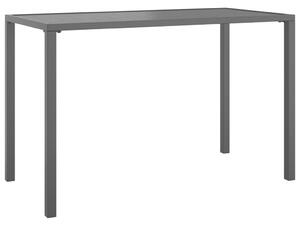 VidaXL Vrtni blagovaonski stol antracit 110 x 54 x 70 cm čelični
