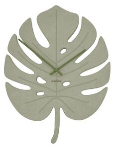 Zidni sat Luxhora Monstera Khaki 11 boja kazaljki