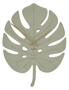 Zidni sat Luxhora Monstera Khaki 11 boja kazaljki