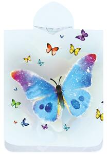Plažno pončo BUTTERFLY SPARKLE šareno 80x145 cm