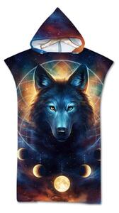 Plažno pončo MOON WOLF šareno 80x145 cm