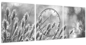 Slika - Bež mekana trava N⁰1 (sa satom) (90x30 cm)