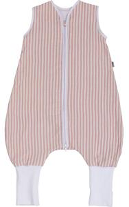 BUBABA BY FREEON vreća za spavanje - ljetna 86/92/98 s nogavicama 18-30 mj muslin prugice pink 87523