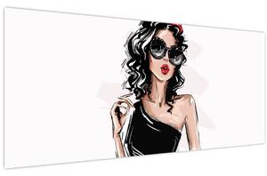 Slika - Modna žena (120x50 cm)