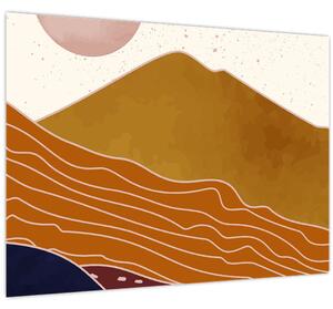 Slika - Spacefrog dizajn planine N⁰1 (70x50 cm)