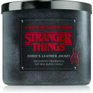 Bath & Body Works Stranger Things Eddie's Leather Jacket mirisna svijeća 411 g