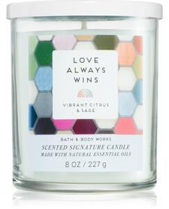 Bath & Body Works Love Always Wins mirisna svijeća 227 g