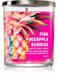 Bath & Body Works Pink Pineapple Sunrise mirisna svijeća 227 g