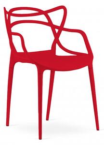 Crvena plastična stolica KATO