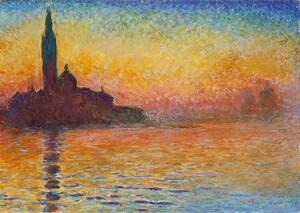 Reprodukcija San Giorgio Maggiore at Dusk, Claude Monet