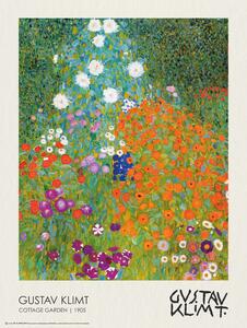 Poster Cottage Garden (1905), Gustav Klimt