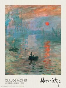 Poster Impression, Sunrise (1872), Claude Monet