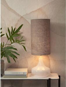 Bež stolna lampa s tekstilnim sjenilom (visina 75 cm) Reykjavik – it's about RoMi