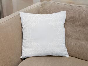 Ukrasna navlaka za jastuk VINING LEAVES 40x40 cm, bijela