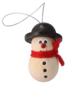 AtmoWood Drvena božićna figurica - snjegović