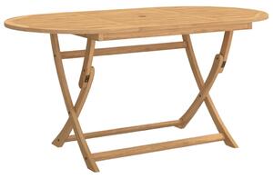 VidaXL Sklopivi vrtni stol 160 x 85 x 75 cm od masivnog drva bagrema