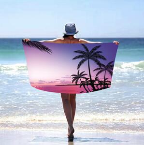 Ručnik za plažu s egzotičnim palmama Širina: 150 cm | Duljina: 210 cm