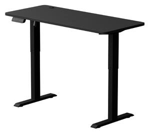 Visinski podesiv pisaći stol LEVANO 140x60 cm crna