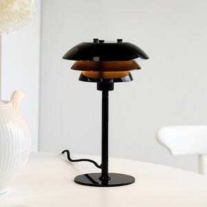 Dyberg Larsen SIXTEEN stolna lampa, crna, metal, E27, Crno, Dnevni boravak/blagovaonica, Metal