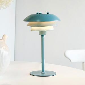 Dyberg Larsen SIXTEEN stolna lampa, ledeno plava, metal, E27, Plava, Dnevni boravak/blagovaonica, Metal