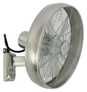 Zidni ventilator Breeze, kromirane boje/prozirni, Ø 41 cm - Beacon Beacon Lighting, Breeze, Metalik, Dnevna soba, Plastika