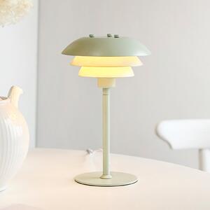 Dyberg Larsen Stolna lampa SIXTEEN, boja mente, metal, E27, Zelena, Dnevni boravak/blagovaonica, Metal